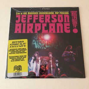 Jefferson Airplane Monterey Int'l Pop Festival LP ~ RSD 2022 ~ Ltd Ed Blue Smoke